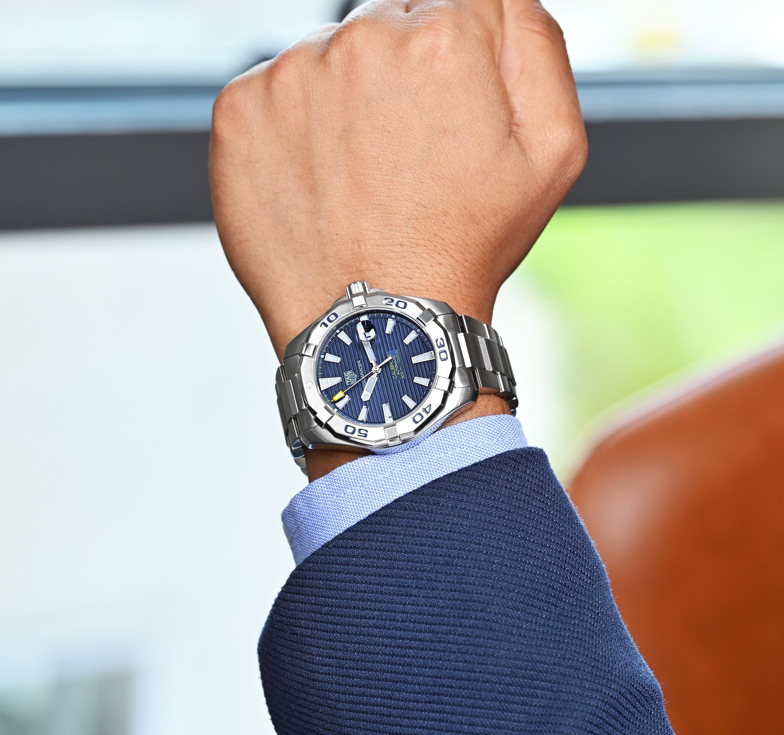 Tag heuer aquaracer 41mm on 2025 wrist