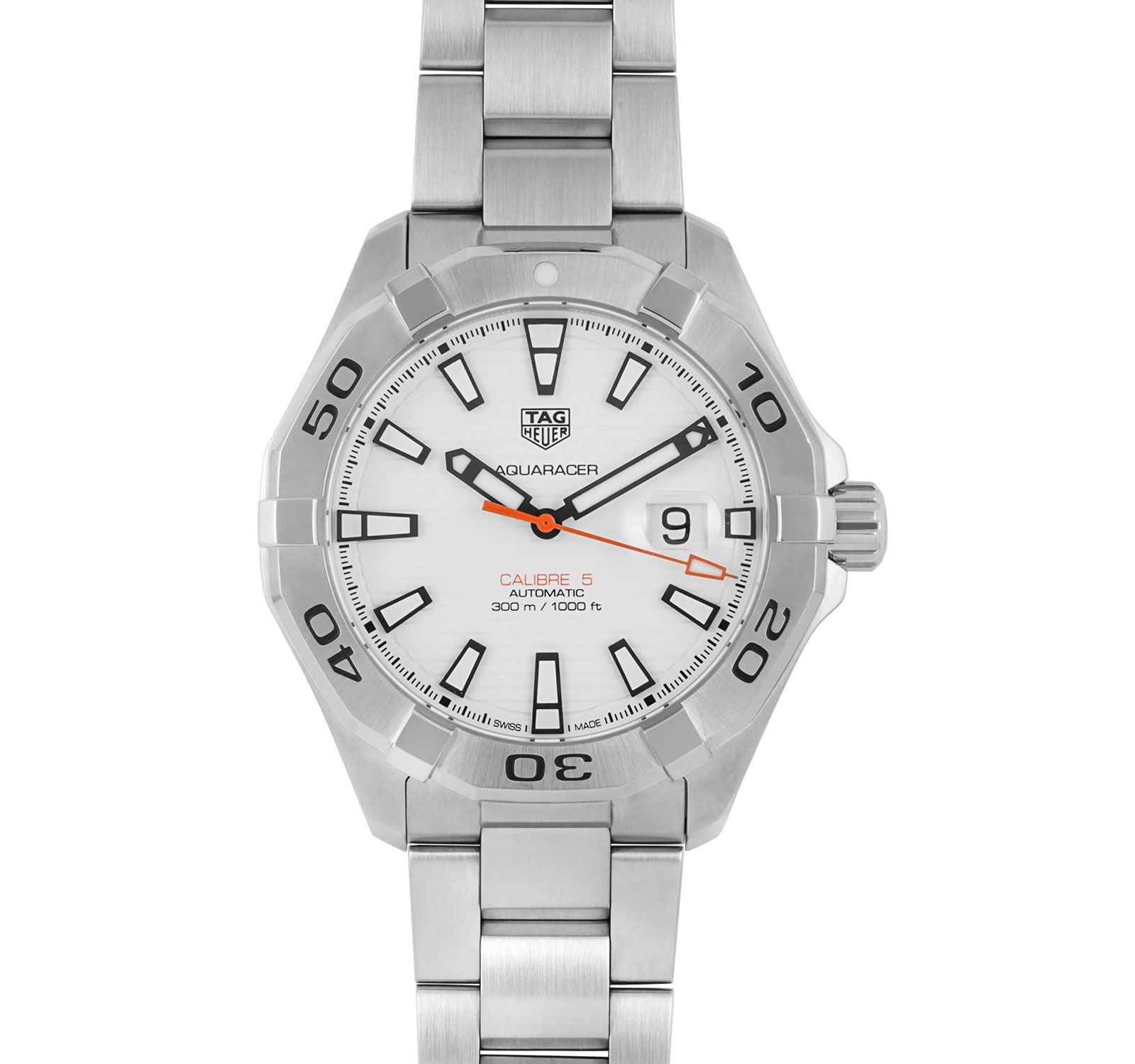Buy TAG Heuer Aquaracer WAY2013.BA0927 Men Watch in White Dial