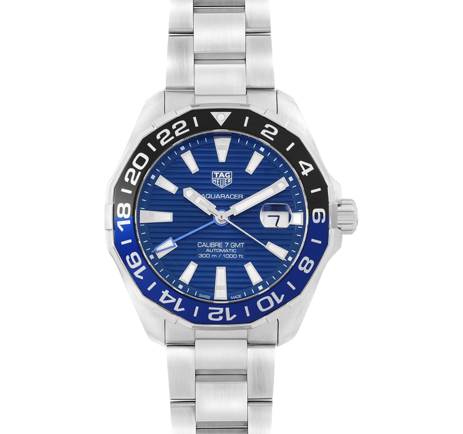 Pre-Owned TAG Heuer Aquaracer Men Watch in Blue Colour Dial