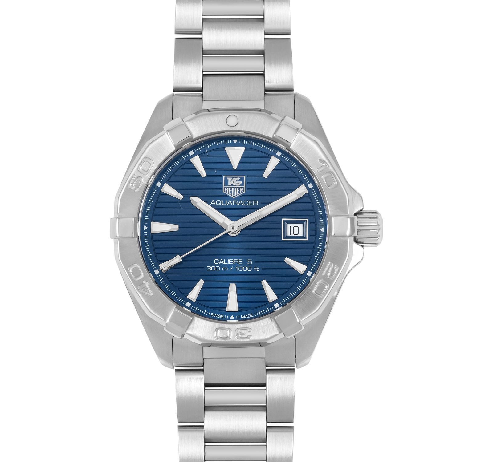 Pre owned tag shop heuer aquaracer calibre 5