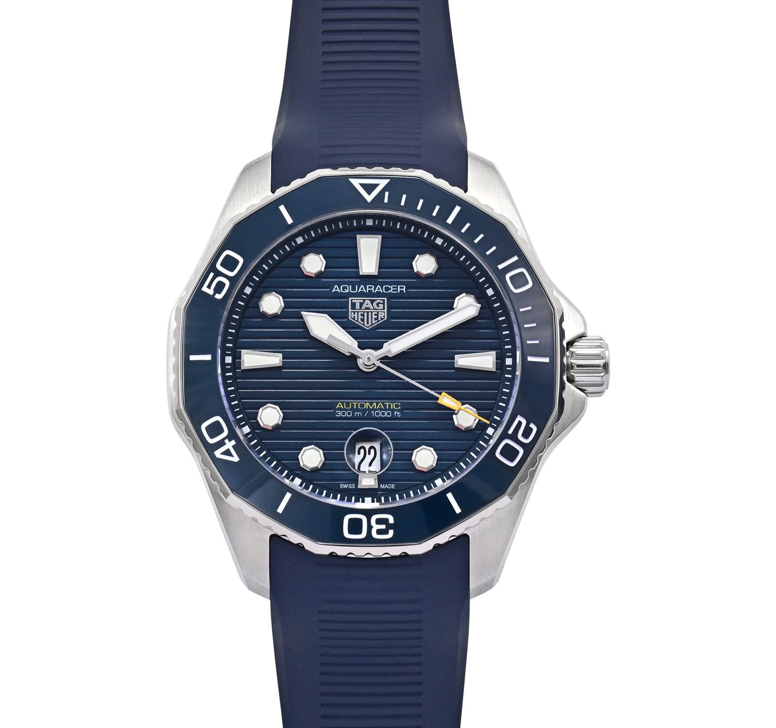 Pre-Owned TAG Heuer Aquaracer Men Watch in Blue Colour Dial