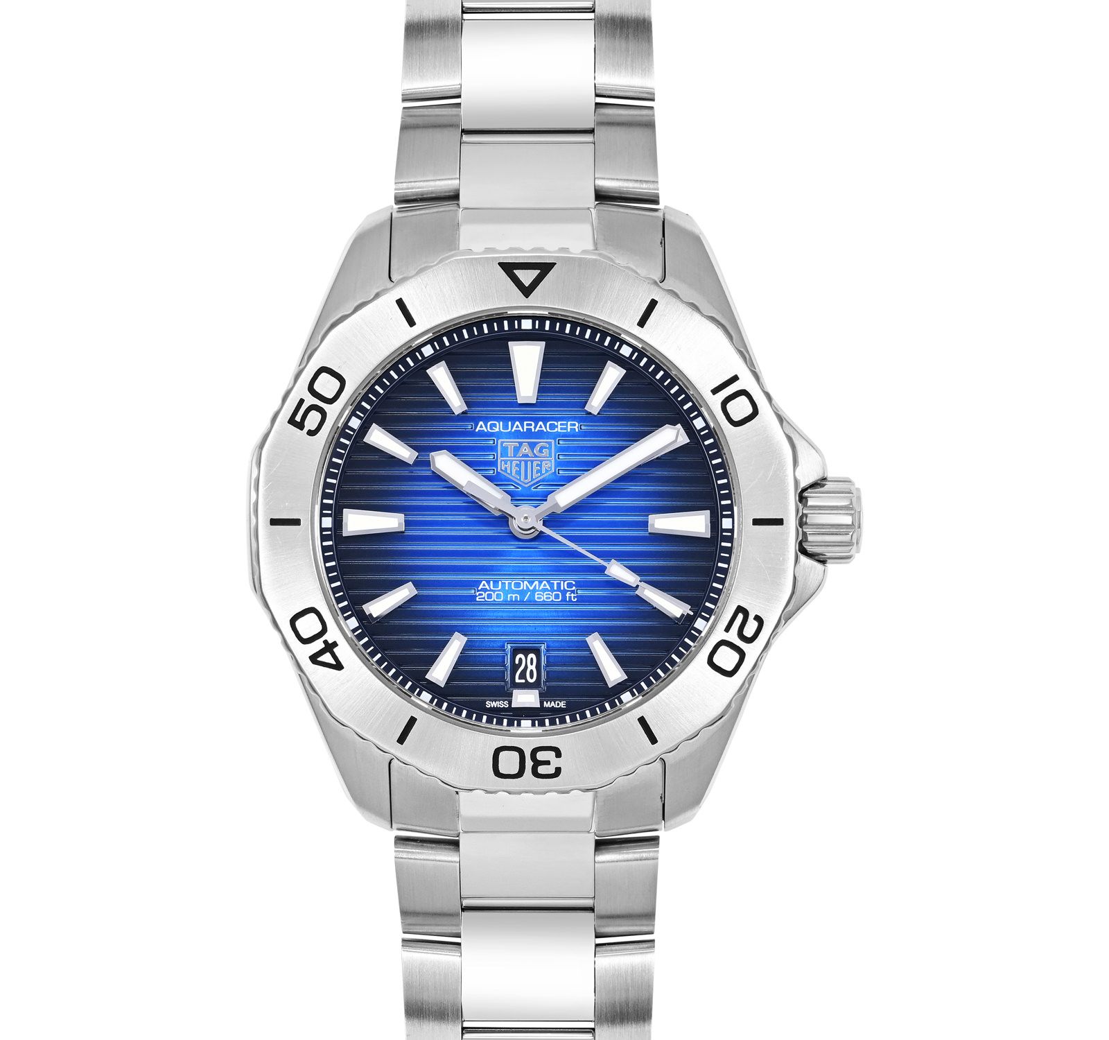 Pre-Owned TAG Heuer Aquaracer Men Watch in Blue Colour Dial
