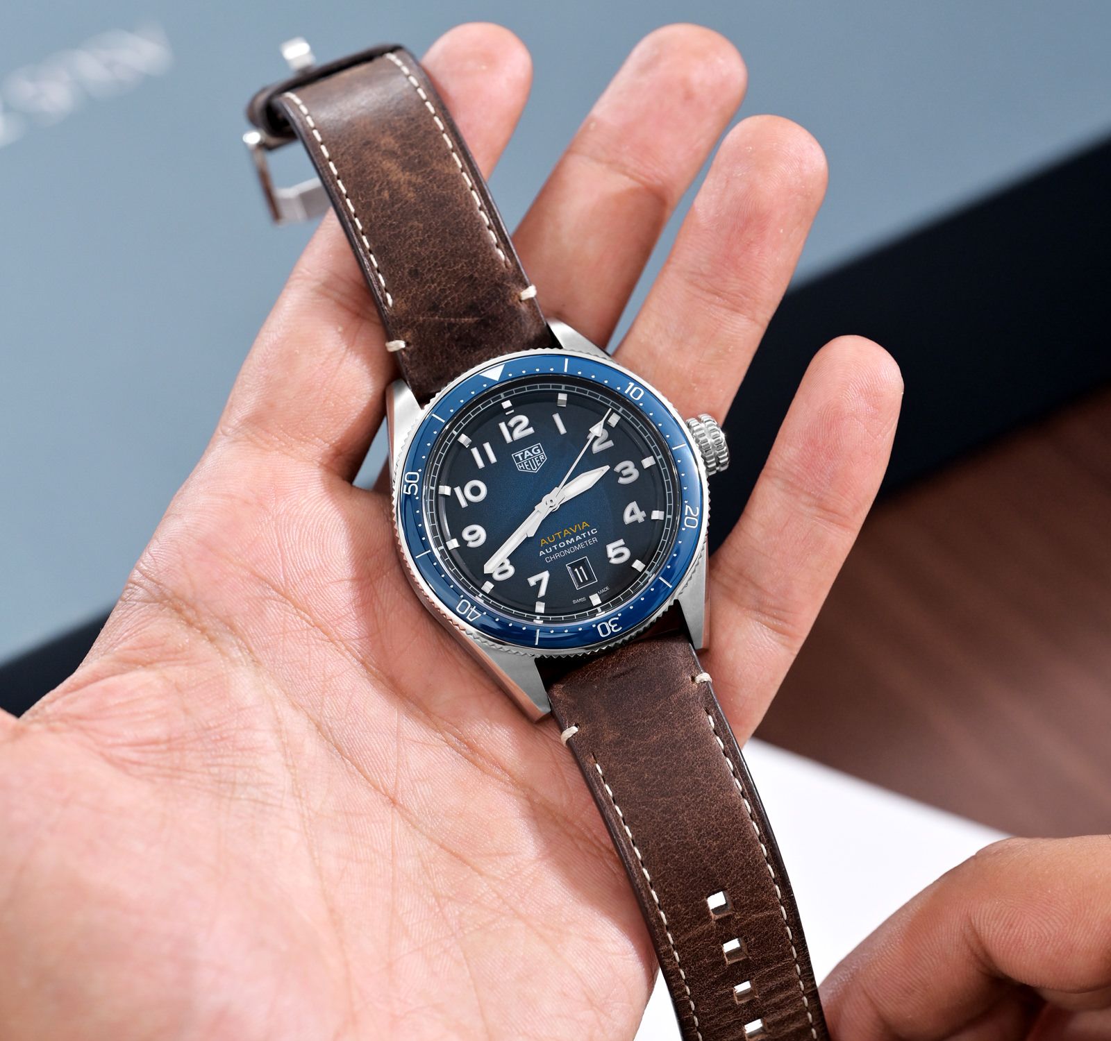 Tag Heuer Cy2111 On Wrist Tag Heuer Autavia 18952S CY2111 New Releases