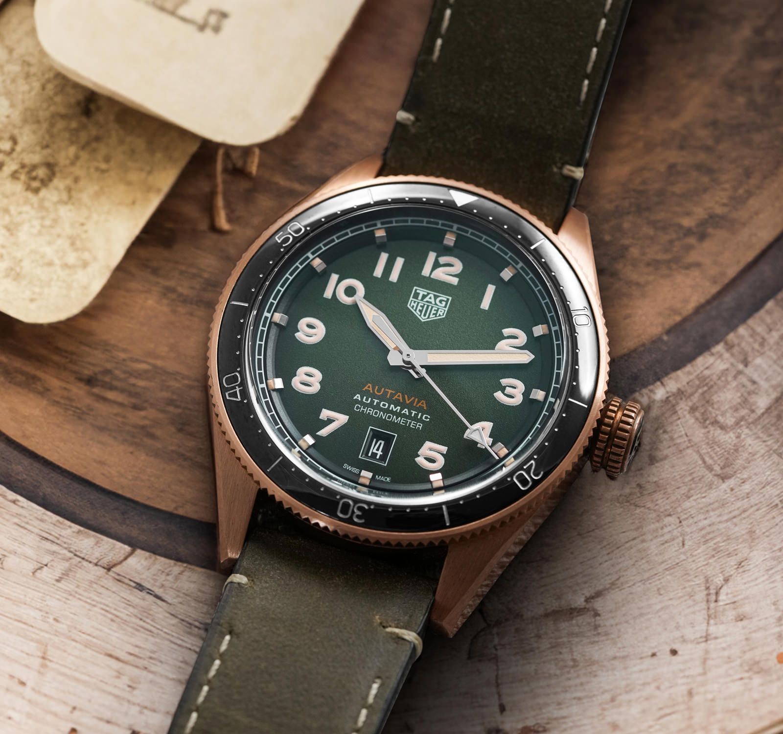 Tag heuer autavia green outlet