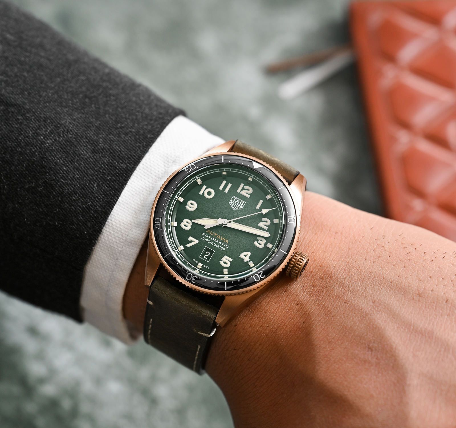 Tag heuer sales autavia green