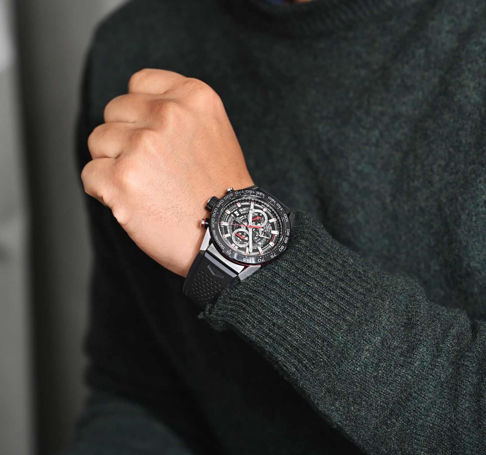 Tag heuer carrera heuer 01 mens 45mm automatic watch discount