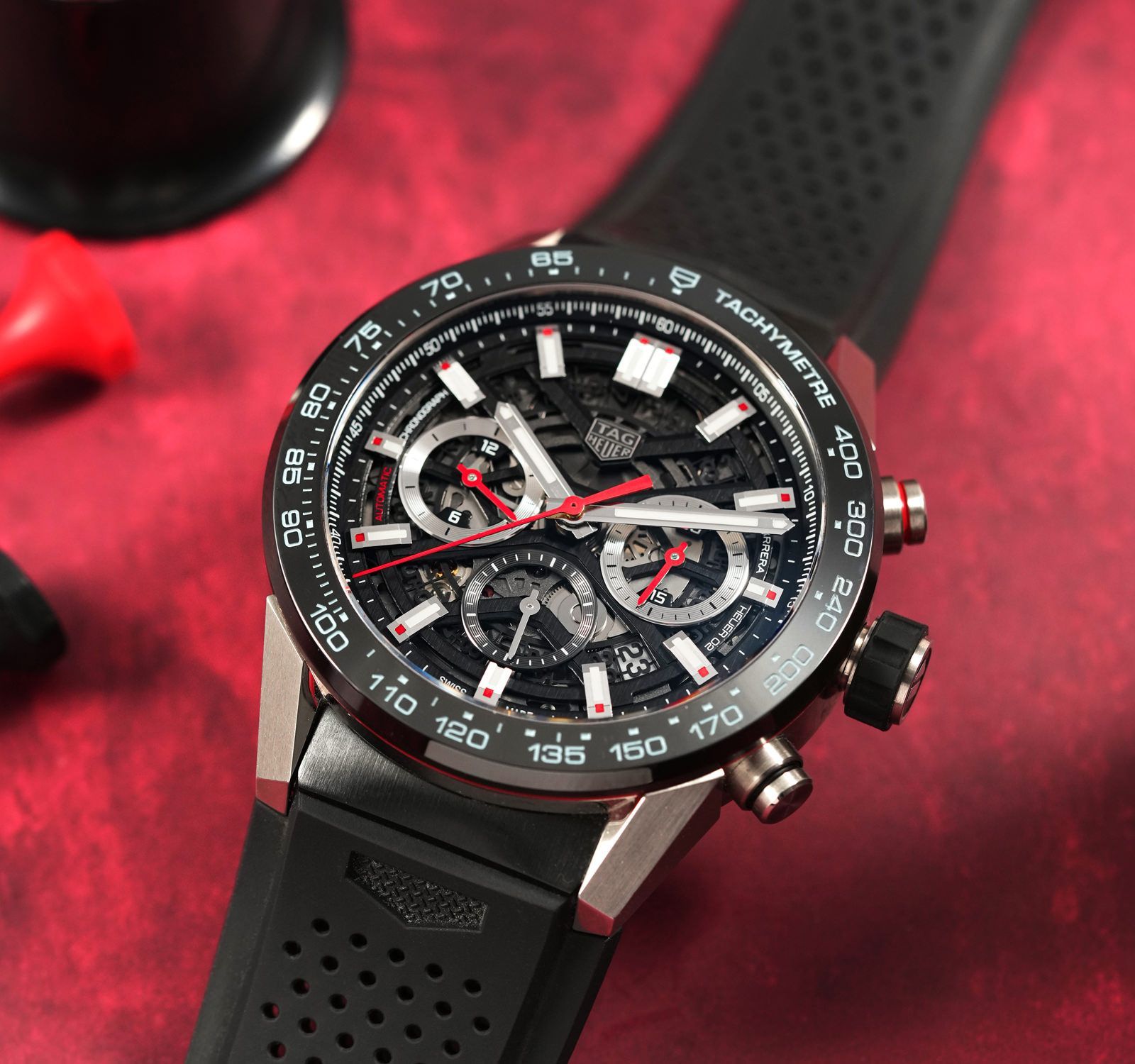 Buy TAG Heuer Carrera CBG2A10.FT6168 Men Watch in Skeleton Dial