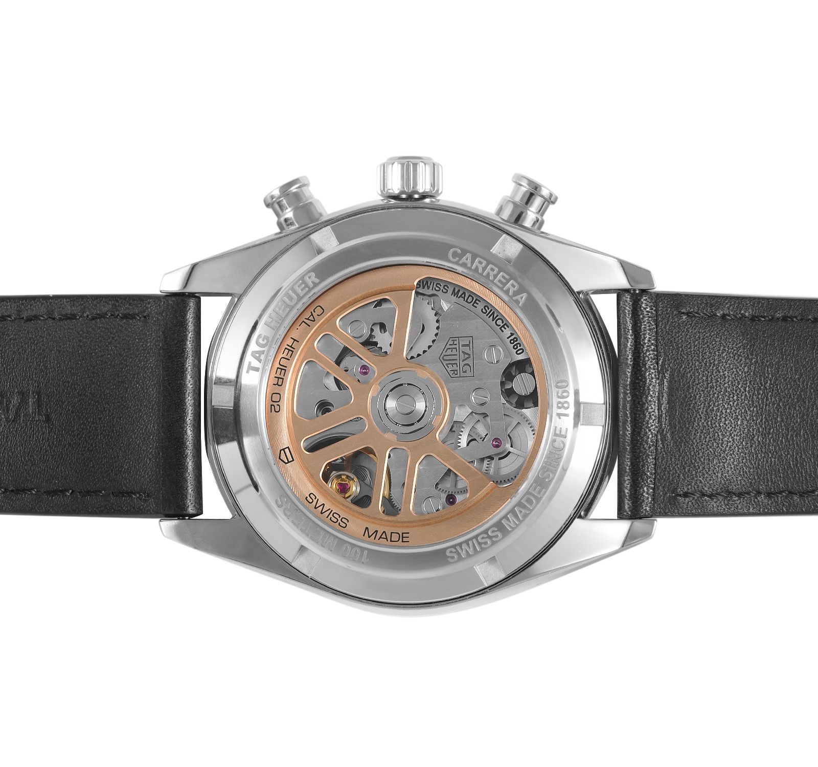 Pre-Owned TAG Heuer Carrera Men Watch in Black Colour Dial