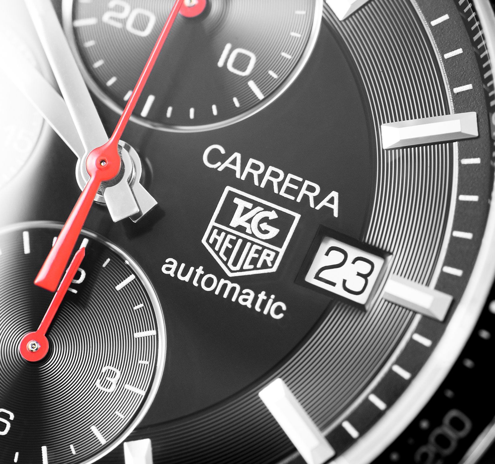 Pre-Owned TAG Heuer Carrera Men Watch in Black Colour Dial