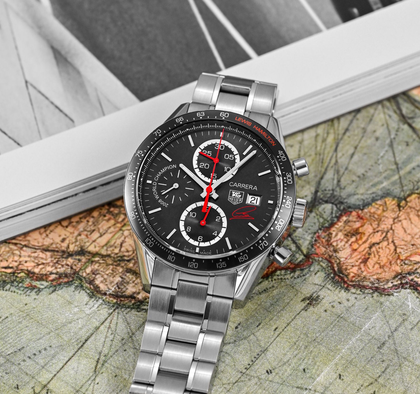 Buy TAG Heuer Carrera CV201M.BA0794 Men Watch in Anthracite Dial