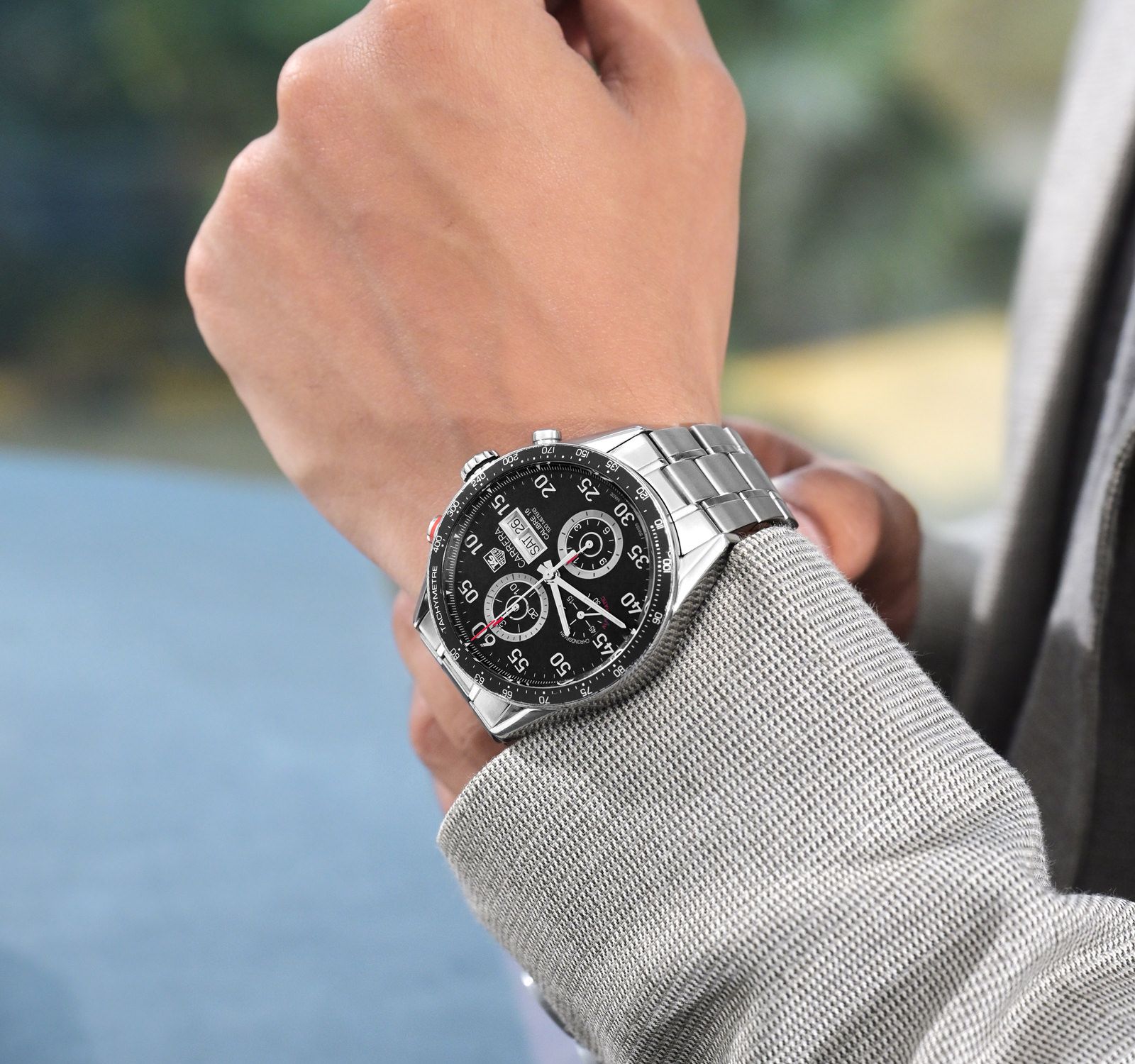 Tag Heuer Calibre 16 On Wrist Calibre 16 Used Tag Heuer Carrera