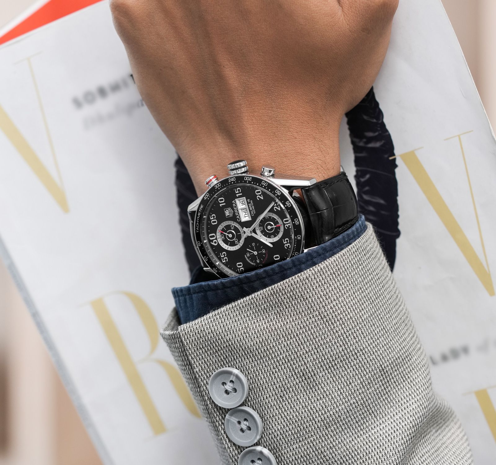 Tag Heuer Calibre 16 On Wrist Wrist Tag Heuer Carrera Calibre 16