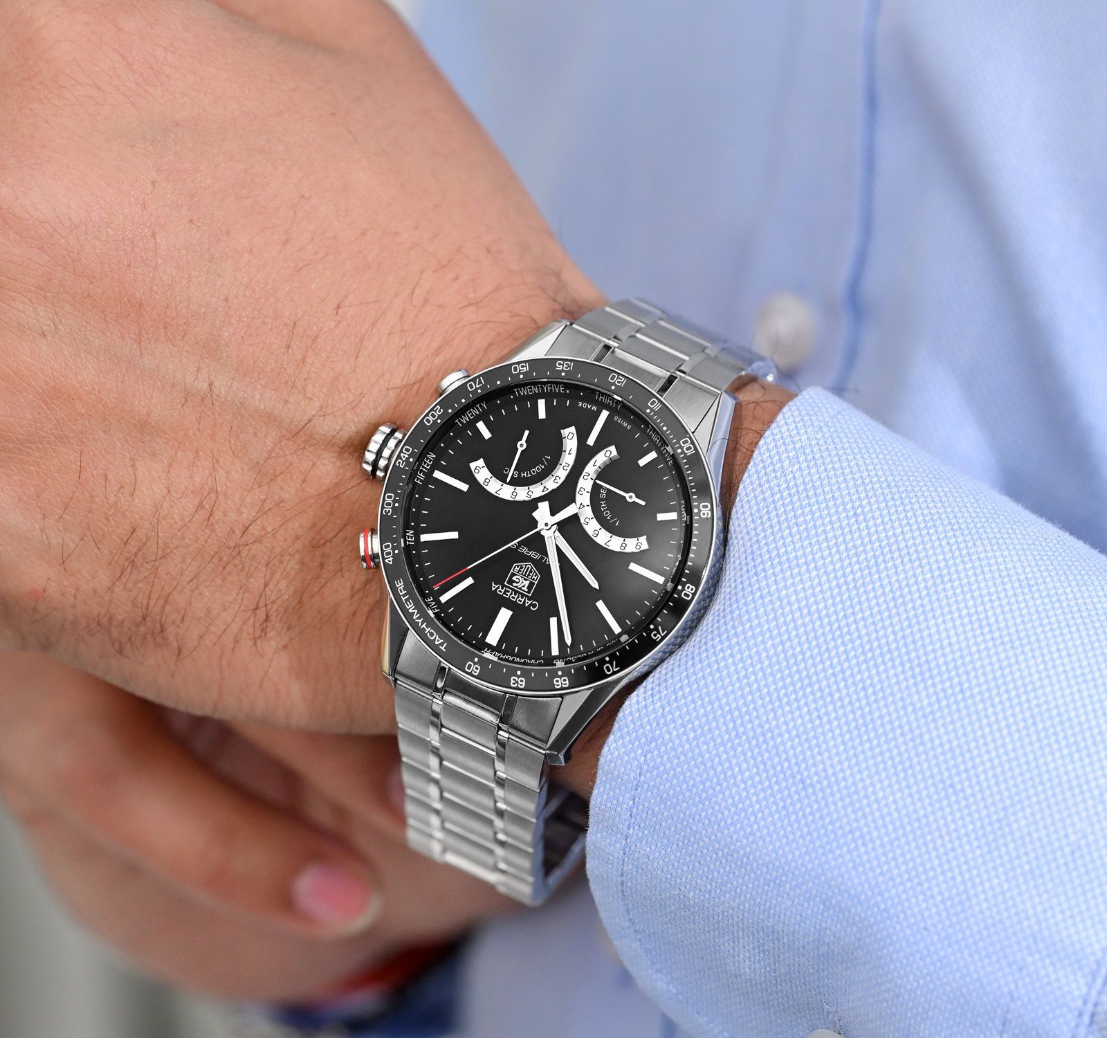 Buy TAG Heuer Carrera CV7A12.BA0795 Men Watch in Black Dial