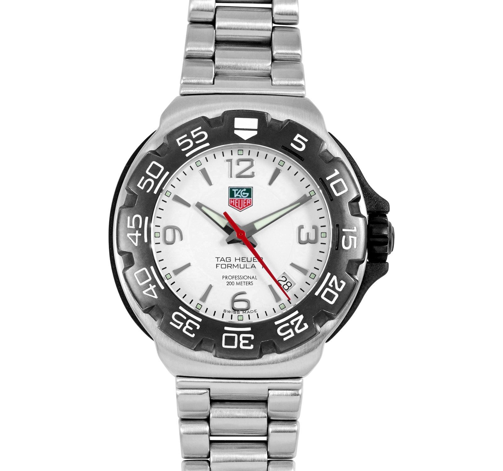Buy TAG Heuer Formula 1 WAC1111.BA0850 1 Men Watch in White Dial