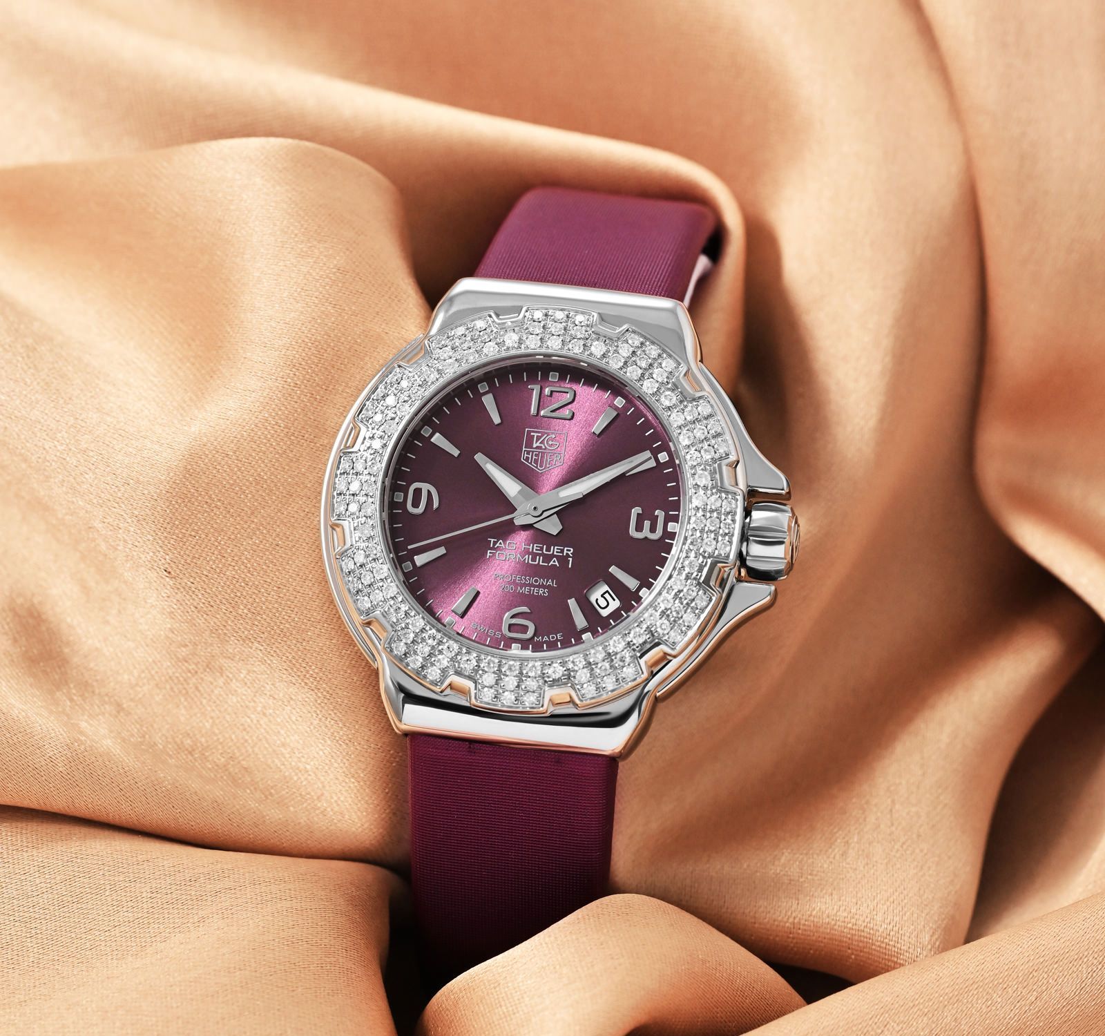 Buy TAG Heuer Formula 1 WAC1219.FC6223 Women Watch in Maroon Dial