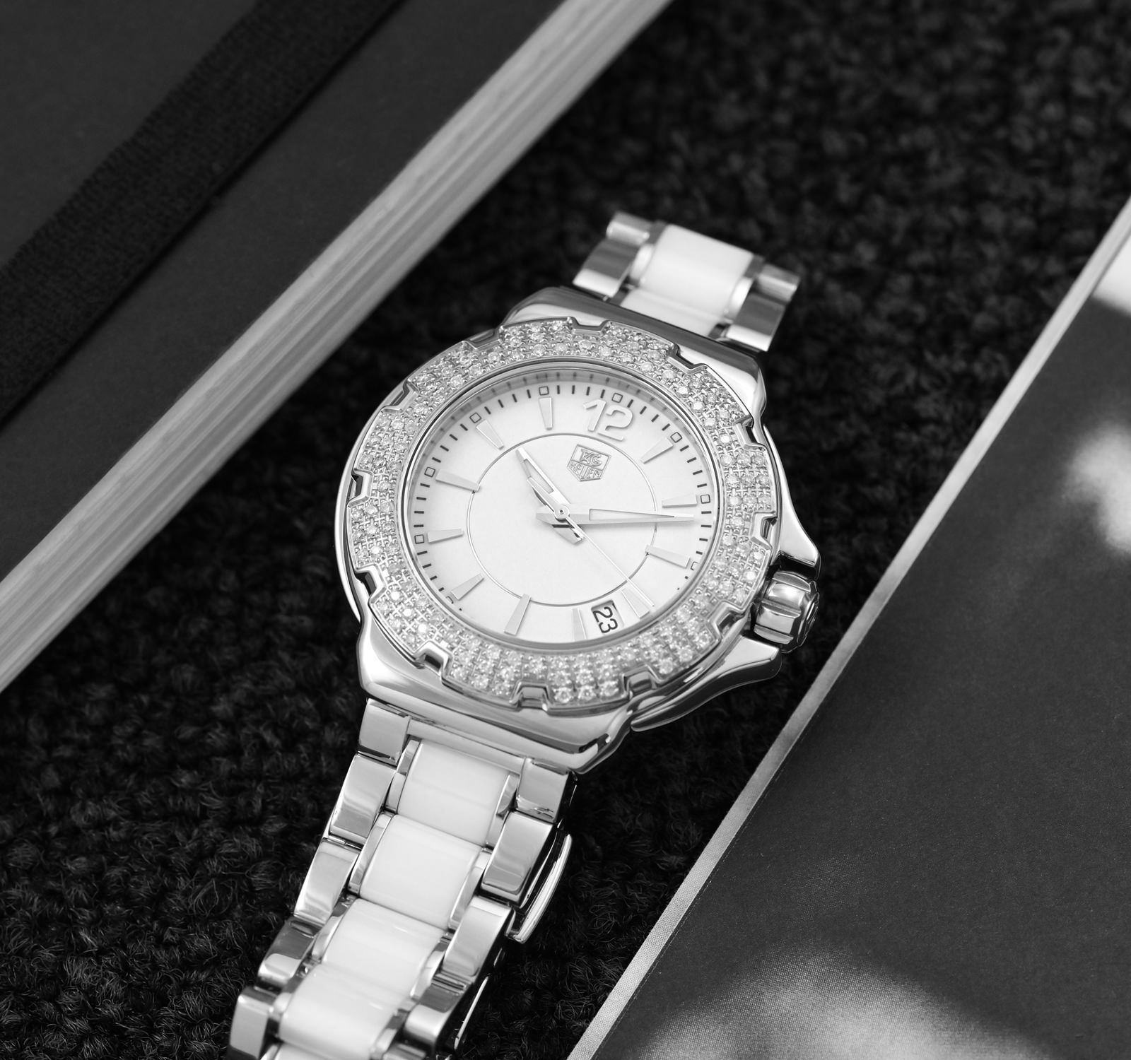 Tag heuer formula 1 women's white ceramic hotsell