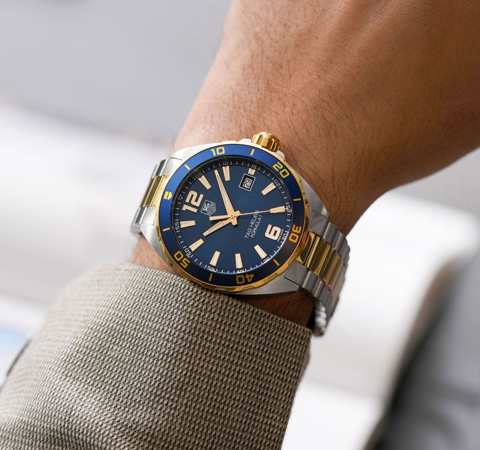 Tag heuer formula 1 blue and gold sales