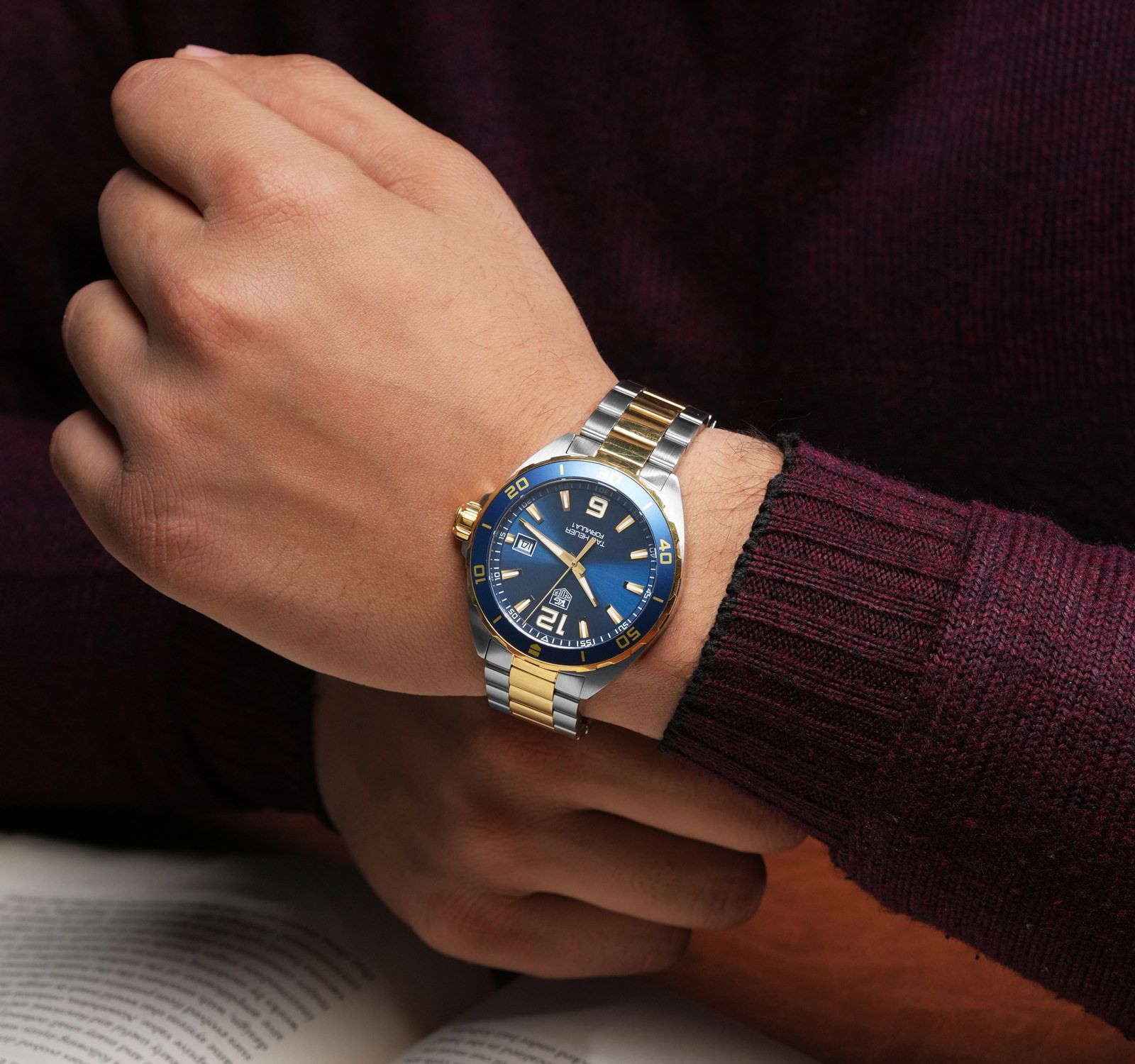 Tag heuer formula deals 1 blue gold