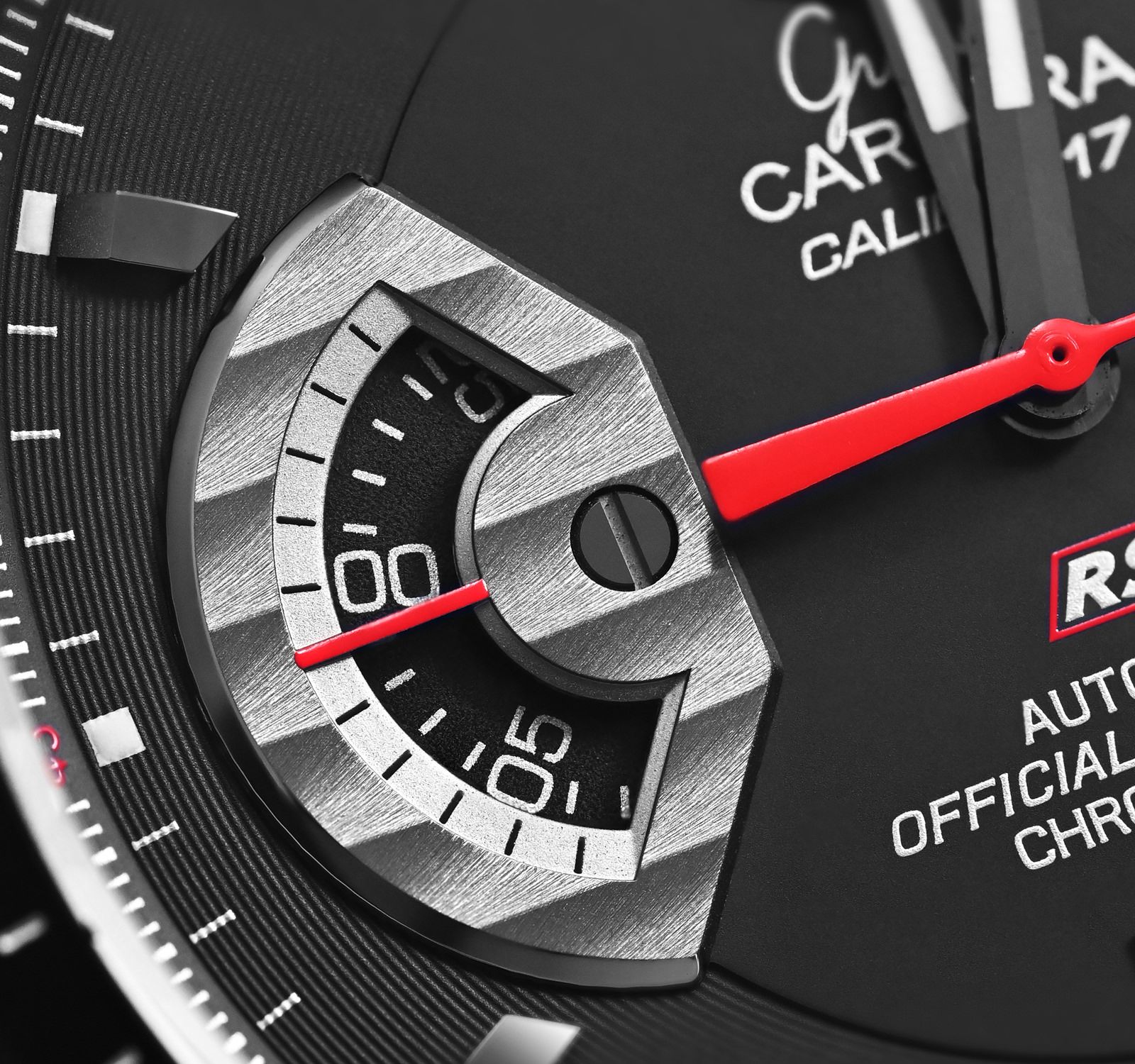 Pre-Owned TAG Heuer Grand Carrera Men Watch in Black Colour Dial