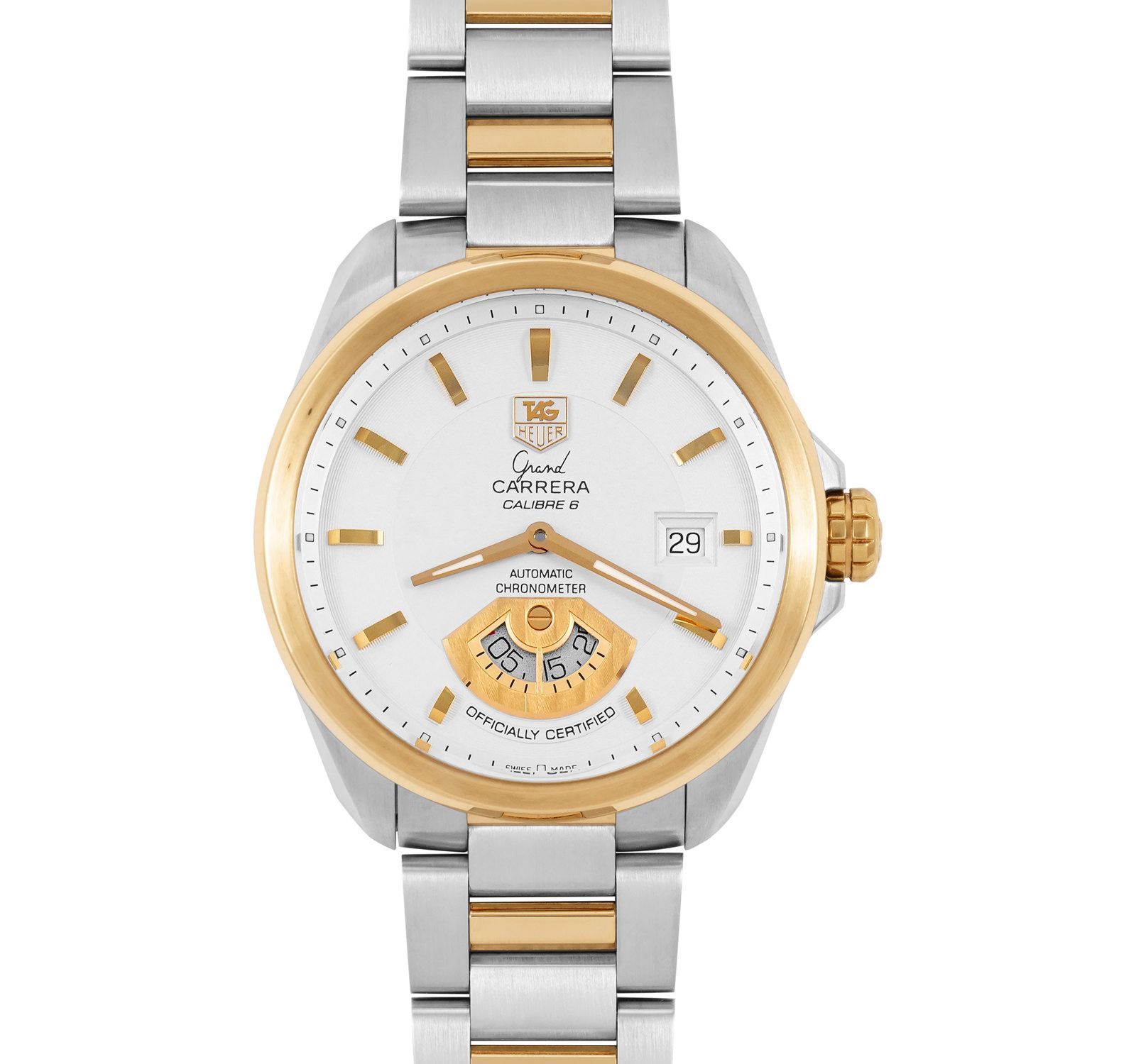 Tag heuer grand carrera white face hotsell