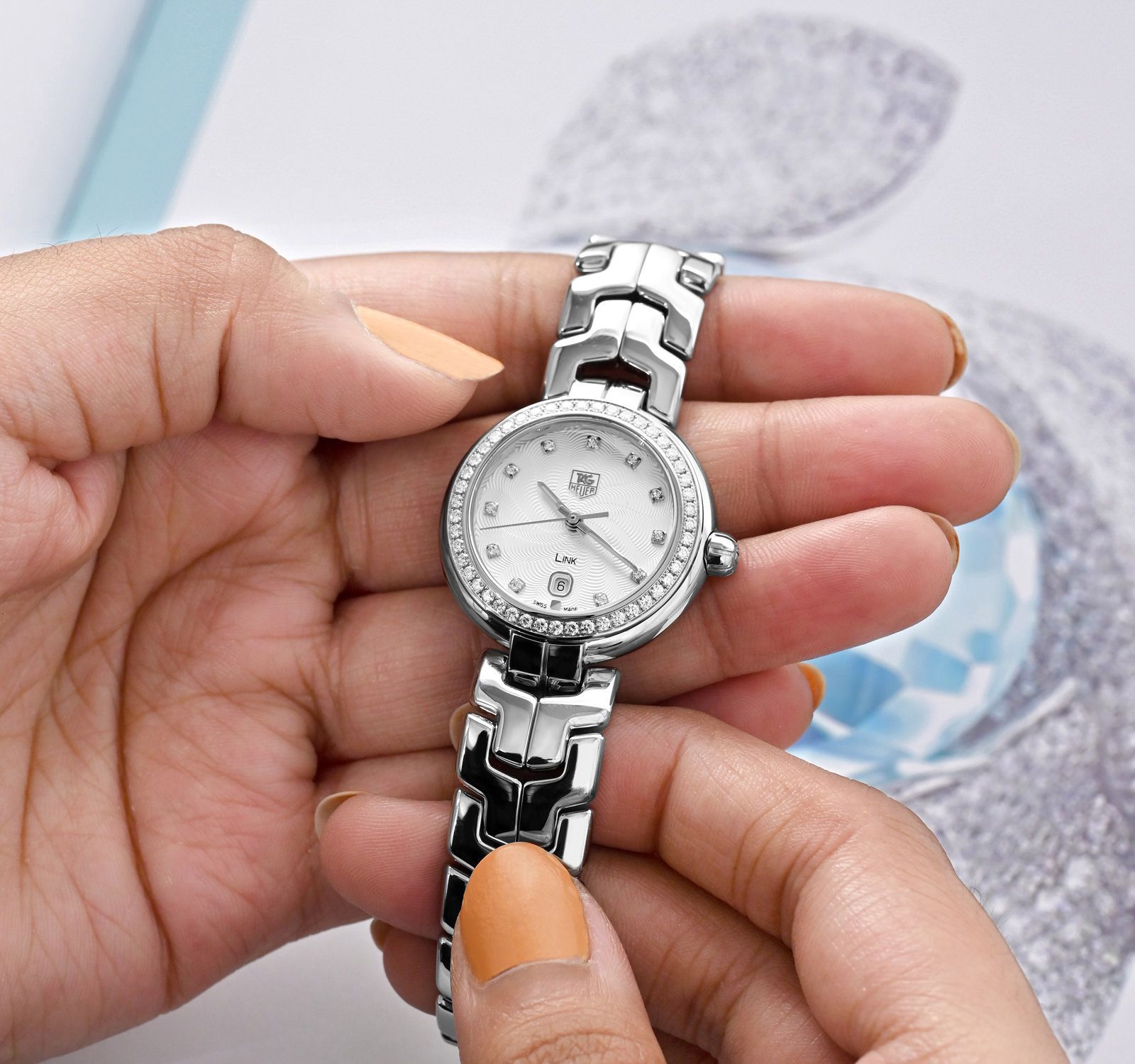 Buy TAG Heuer Link WAT1414.BA0954 Women Watch in Silver Dial