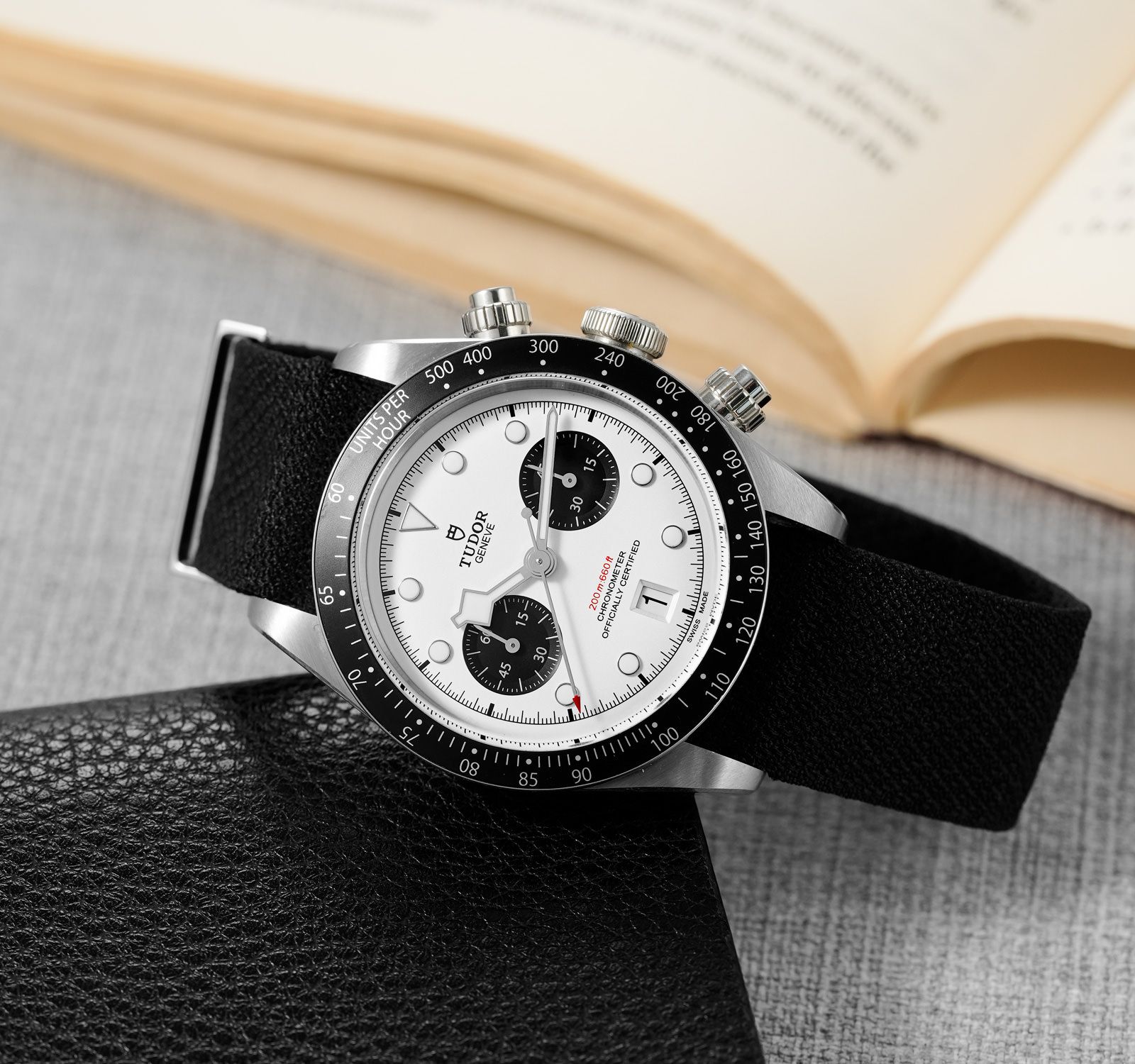 Pre-Owned Tudor Black Bay Men Watch in White Colour Dial