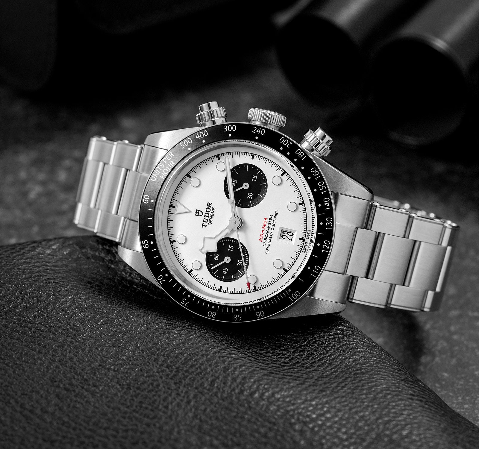 Pre-Owned Tudor Black Bay Men Watch in White Colour Dial