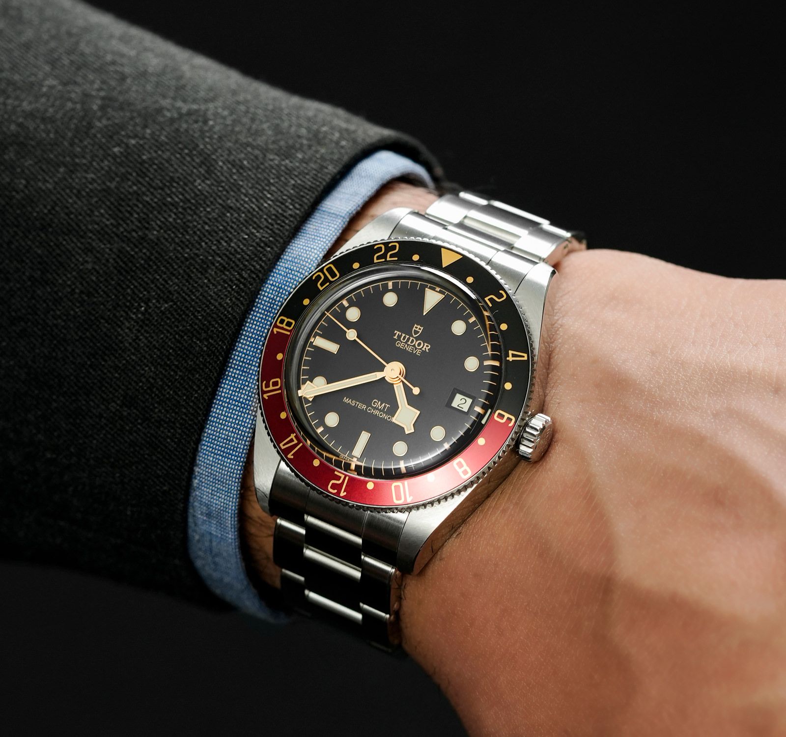 Pre-Owned Tudor Black Bay Men Watch in Black Colour Dial