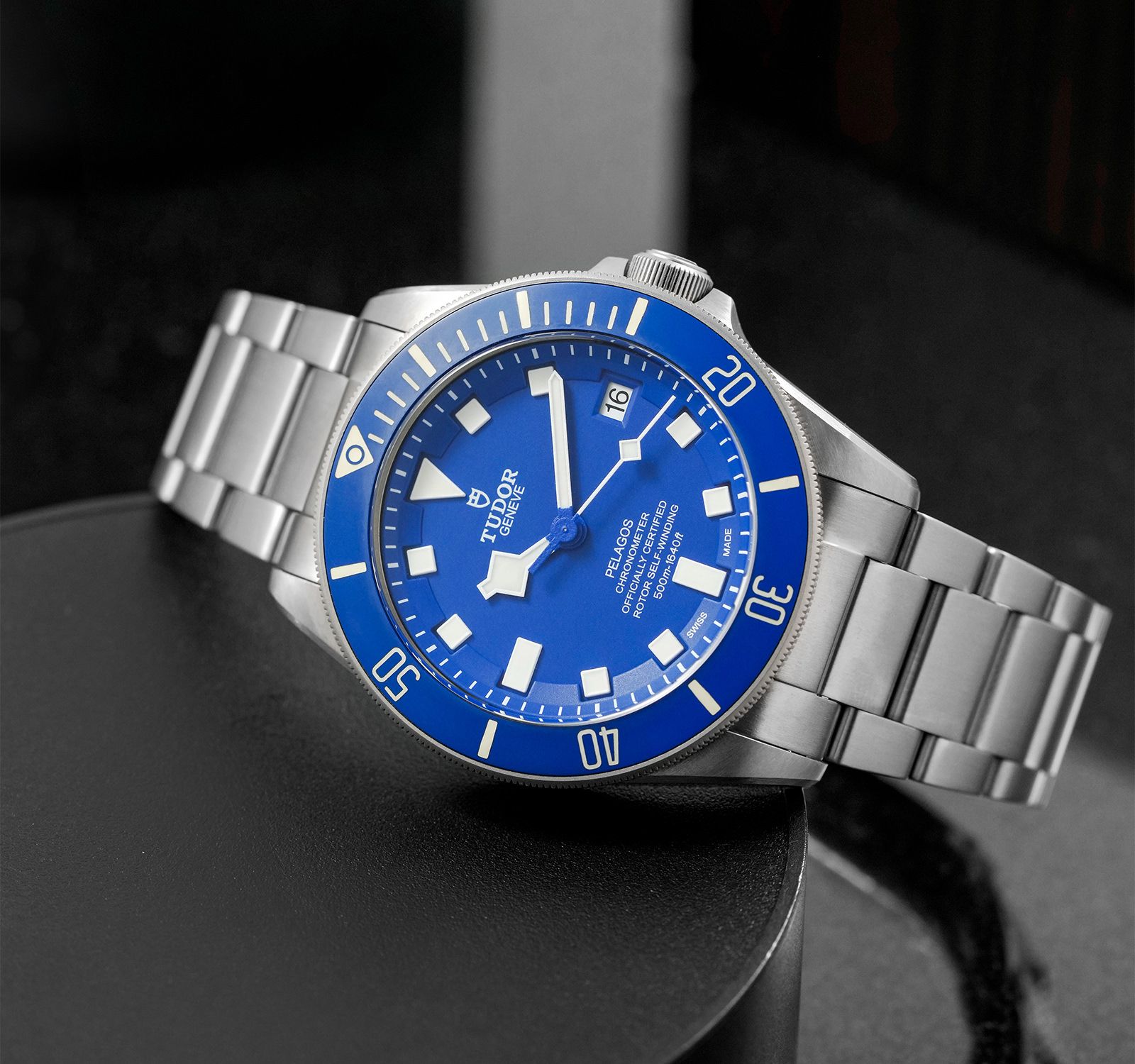 Pre-Owned Tudor Pelagos Men Watch in Blue Colour Dial