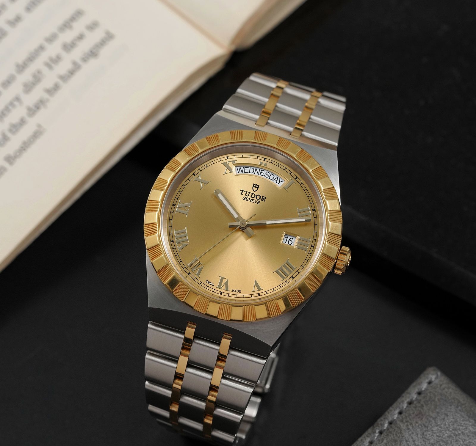 Pre-Owned Tudor Tudor Royal Men Watch in Champagne Colour Dial