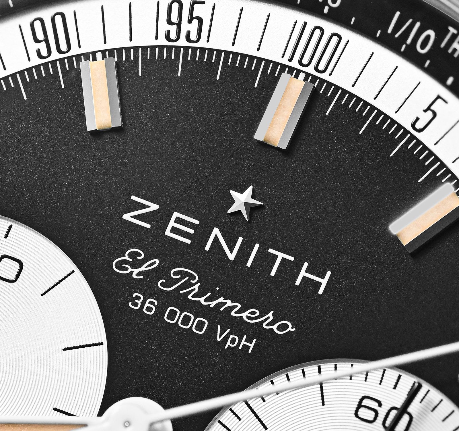 Pre-Owned Zenith Chronomaster Men Watch in Black & White Colour Dial