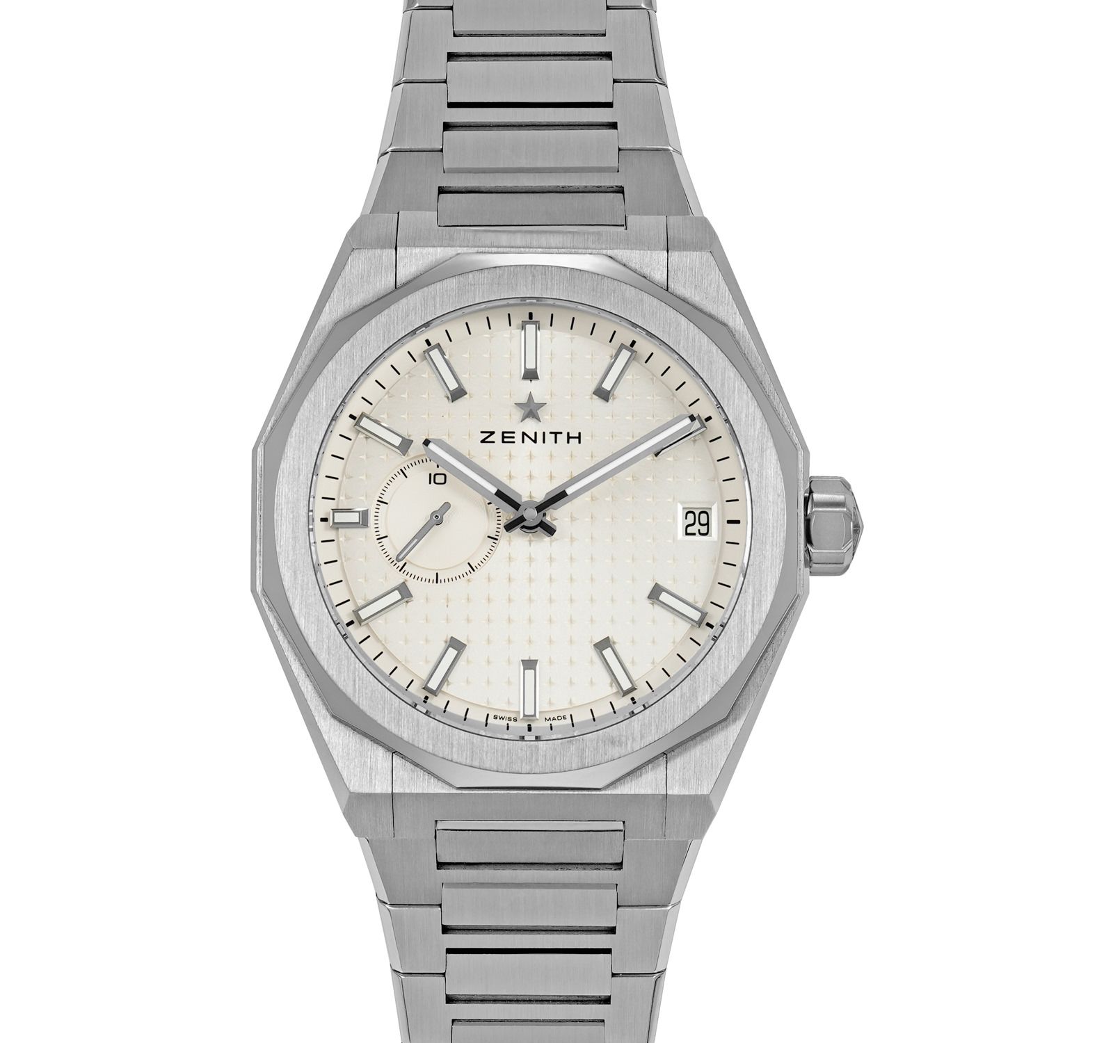 Pre-Owned Zenith Defy Men Watch in Silver Colour Dial