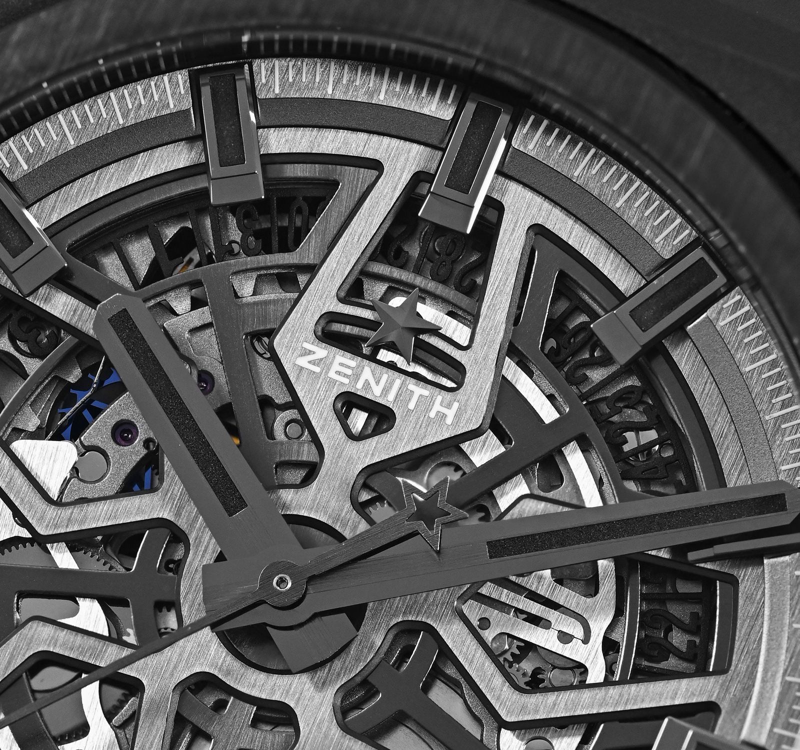 Pre-Owned Zenith Defy Men Watch in Skeleton Colour Dial