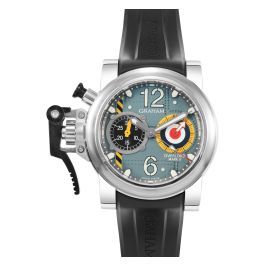 オーダーメイド　20% Pre-Owned Graham Chronofighter Oversize Men Watch in Grey