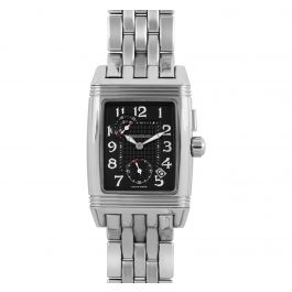 Pre-Owned Jaeger-LeCoultre Reverso Men Watch in Black Colour Dial