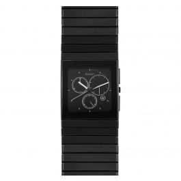 Pre-Owned Rado Ceramica Men Watch in Black Colour Dial