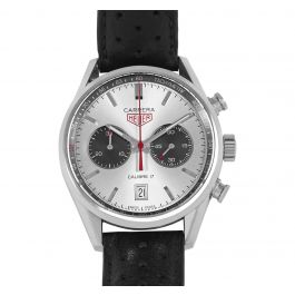 Pre-Owned TAG Heuer Carrera Men Watch in Silver Colour Dial