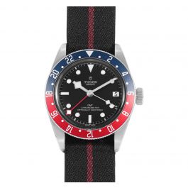 Pre-Owned Tudor Black Bay GMT Men Watch in Black Colour Dial