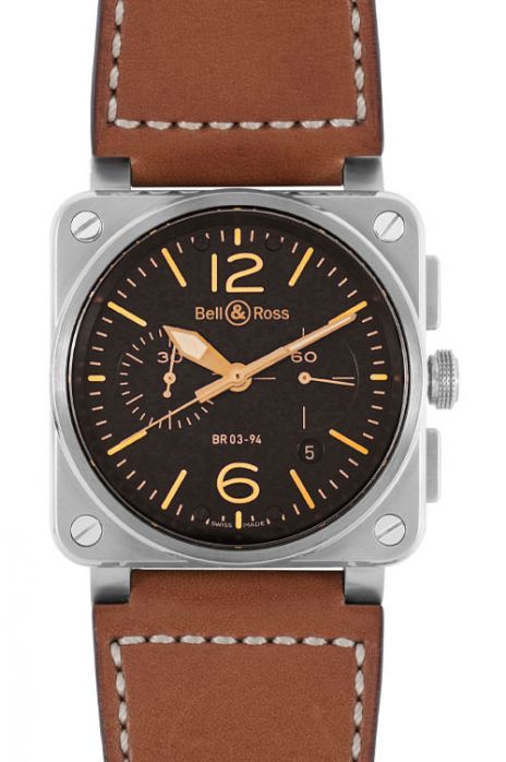 Bell & Ross Instruments BR0394-ST-G-HE/SCA-POWG21A