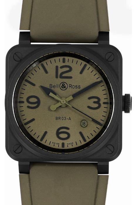 Bell & Ross Instruments BR03A-MIL-CE/SRB