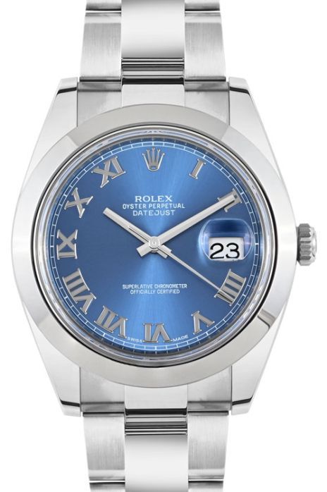 Rolex Datejust II 116300-BLUROM-POWG17A