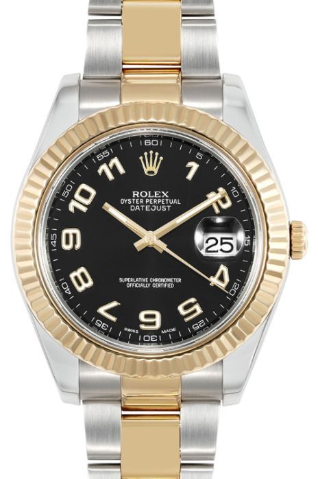 Rolex Datejust II 116333-BLKNUM-POWG15A