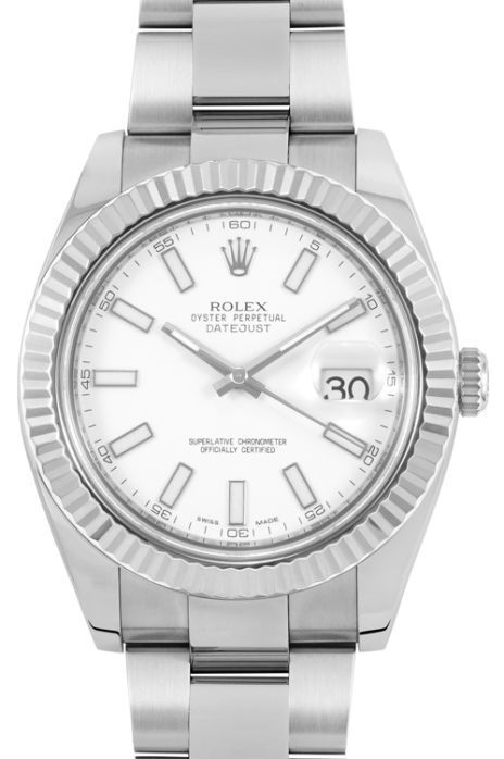 Rolex Datejust II 116334-WHTIND-POWG15A