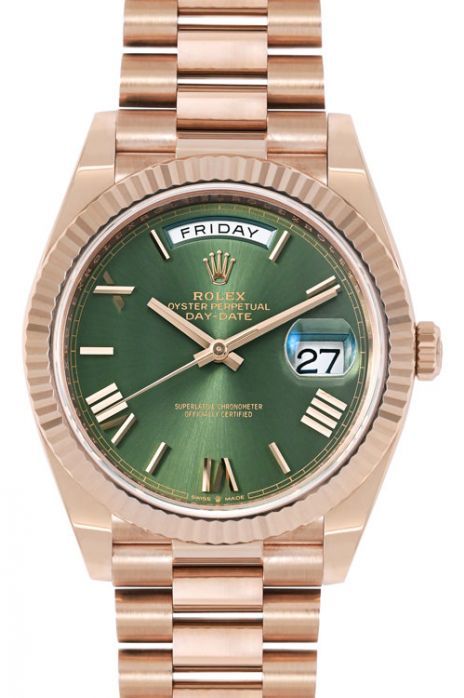 Rolex Day-Date 228235-OLIVE GREEN-POWG21A