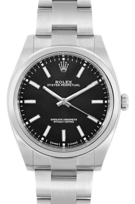 Rolex Oyster Perpetual 114300-BLKIND-POWG20B