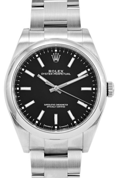 Rolex Oyster Perpetual 114300-BLKIND-POWG20C