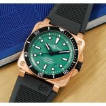 Bell & Ross BR0392-D-LT-BR/SRB