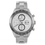 Pre-Owned TAG Heuer Carrera Men Watch in Silver Colour Dial
