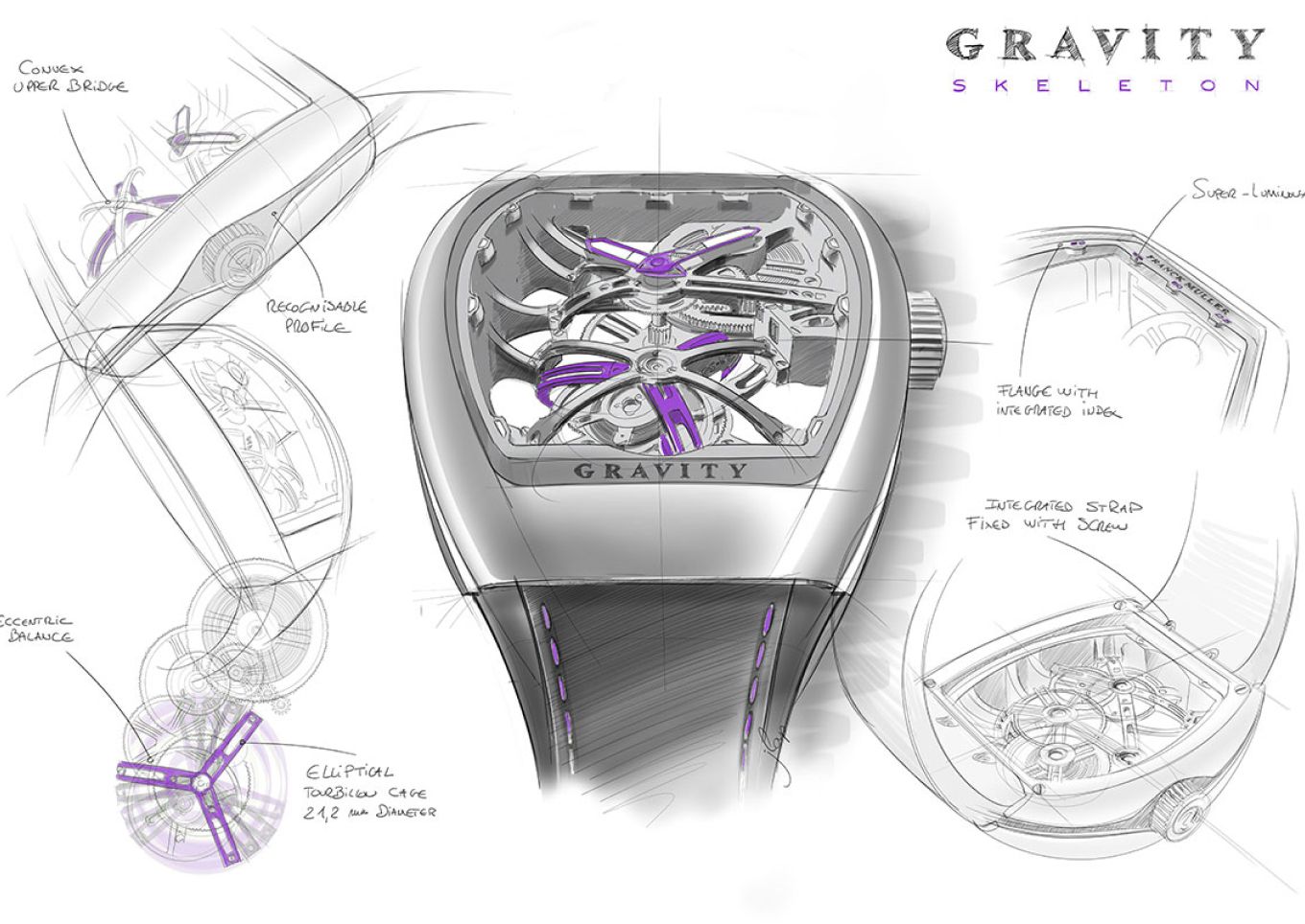 Franck Muller Vanguard sketch
