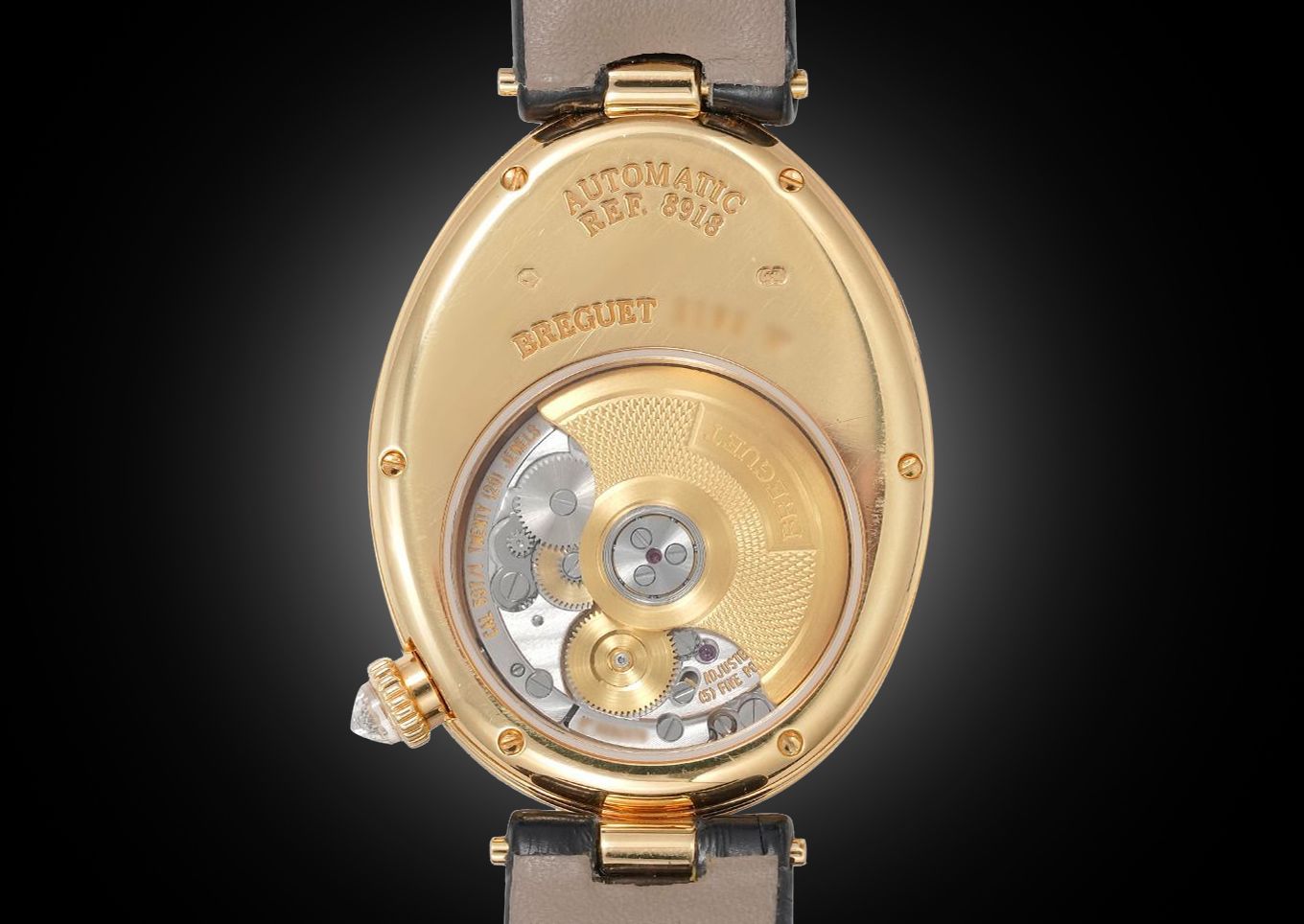 Breguet, Reine de Naples, caseback, movement